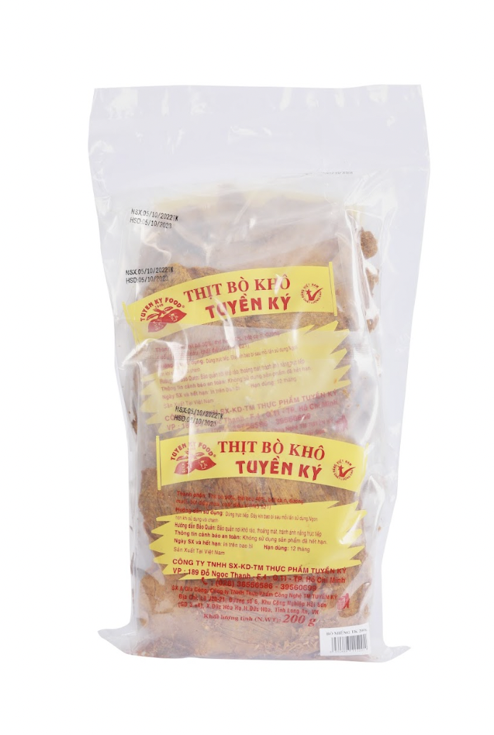 Khô bò miếng Tuyền Ký loại 1kg