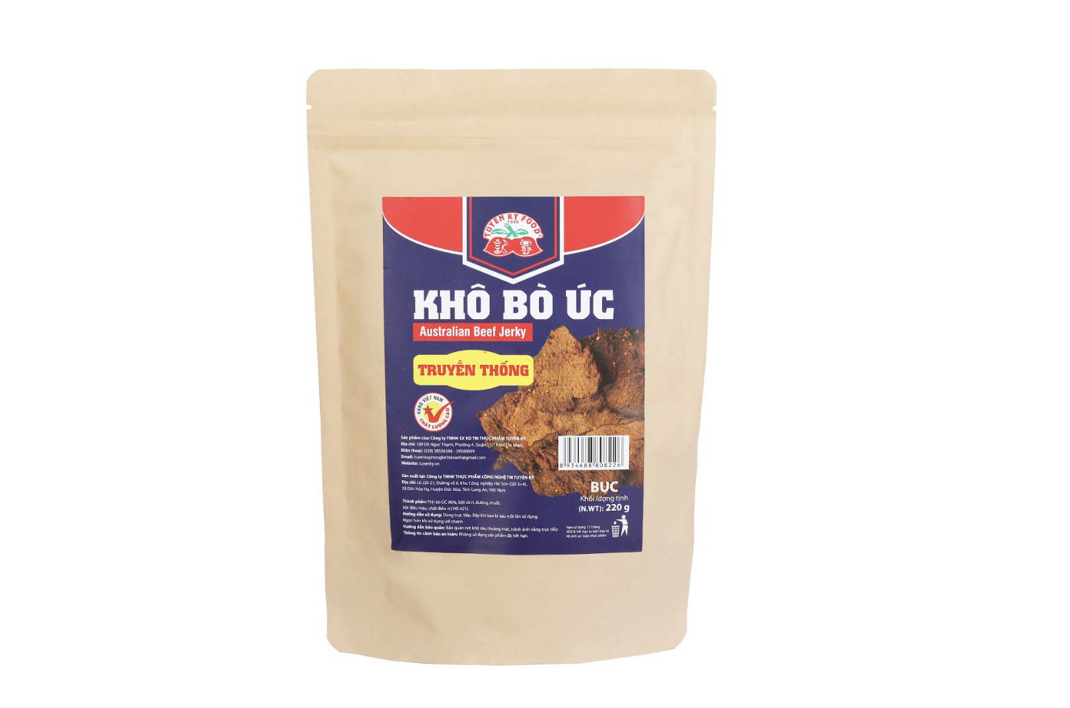 Khô Bò Úc BUC 220g
