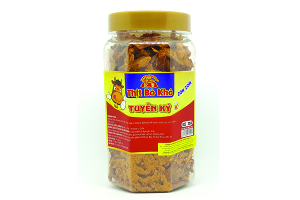 Khô Bò Zòn Zòn BZZ 250 ( TL Tịnh: 200g)